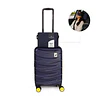 Pack Maleta de cabina Mónaco 10kg azul + Kit de sueño Nautica