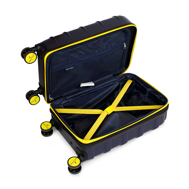 Pack Maleta de cabina Mónaco 10kg azul + Kit de sueño Nautica