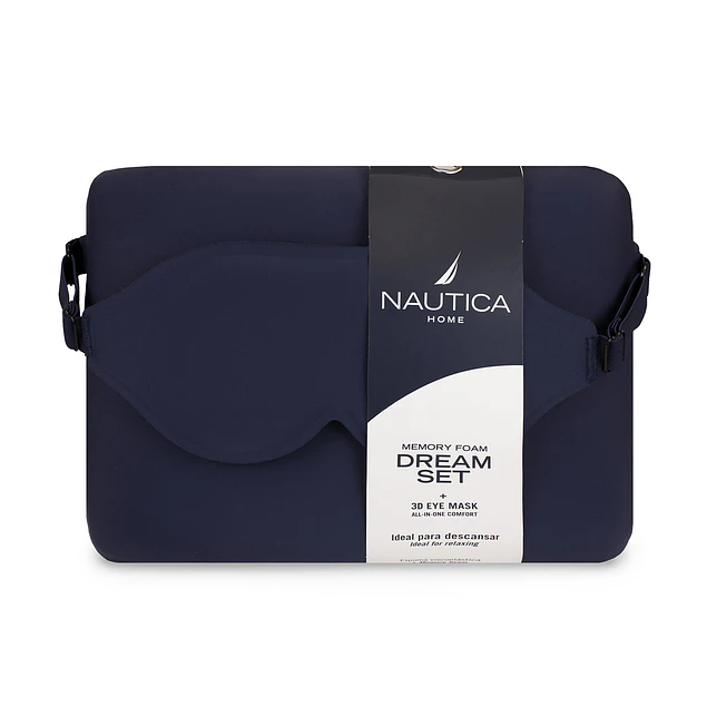 Pack Maleta de cabina Mónaco 10kg azul + Kit de sueño Nautica