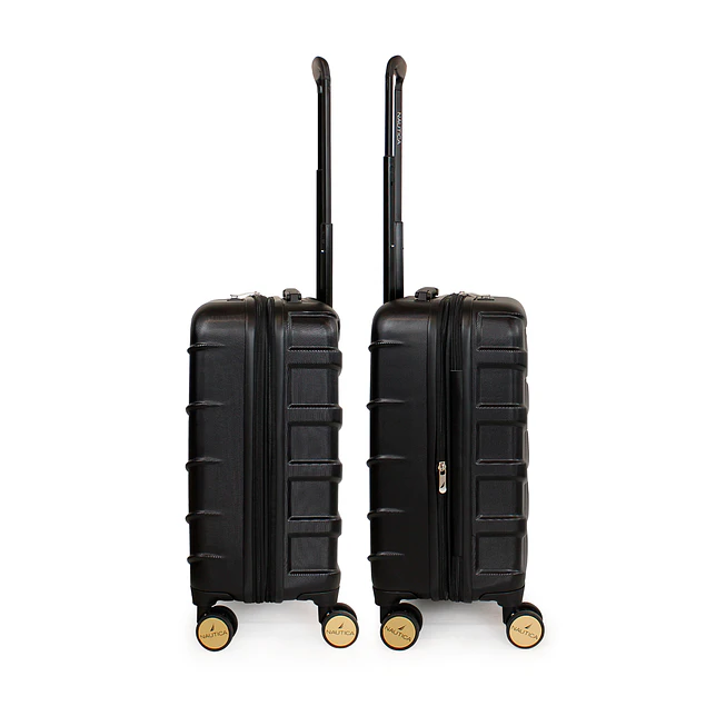 Pack Maleta de cabina Mónaco 10kg negro + Kit de sueño Nautica