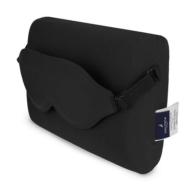 Pack Maleta de cabina Mónaco 10kg negro + Kit de sueño Nautica