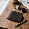 Billetera hombre Bruno café oscuro con monedero Carven Paris