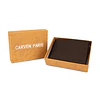 Billetera hombre Bruno café oscuro con monedero Carven Paris