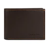 Billetera hombre Bruno café oscuro con monedero Carven Paris