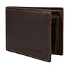 Billetera hombre Bruno café oscuro con monedero Carven Paris