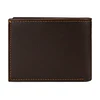Billetera hombre Bruno café oscuro con monedero Carven Paris