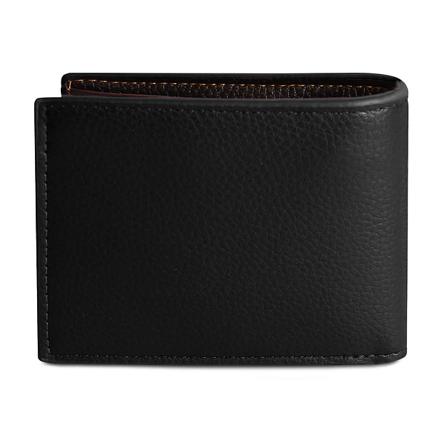 Billetera hombre Dante negra con monedero Carven Paris
