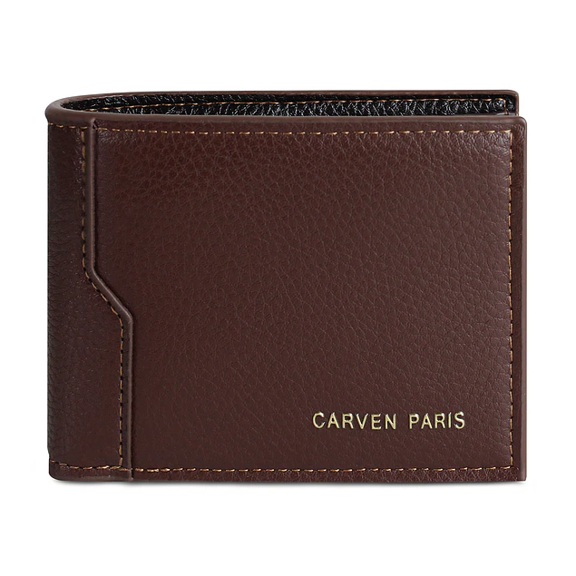 Billetera hombre Dante café con monedero Carven Paris