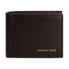 Billetera hombre Dante café con monedero oscuro Carven Paris