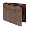 Billetera hombre Jack café oscuro con monedero Carven Paris