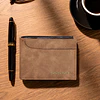 Billetera hombre Jack café con monedero Carven Paris