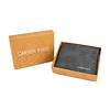 Billetera hombre Jack negra con monedero Carven Paris