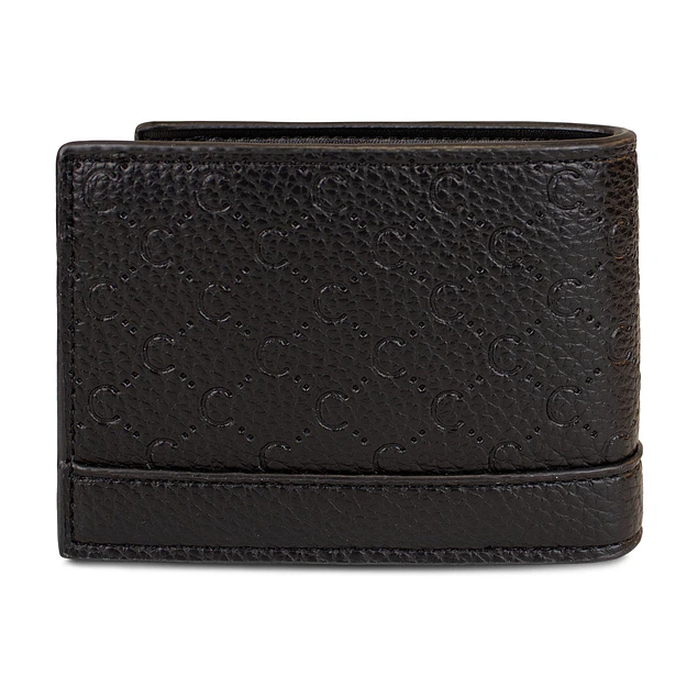 Billetera hombre Lucca negra con monedero Carven Paris