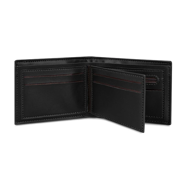 Billetera hombre Lucca negra con monedero Carven Paris