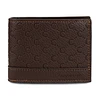 Billetera hombre Lucca café con monedero oscuro Carven Paris