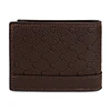 Billetera hombre Lucca café con monedero oscuro Carven Paris