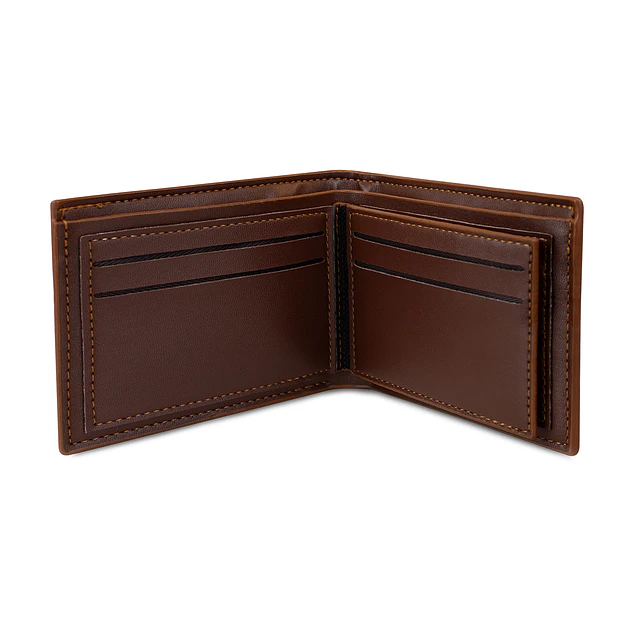 Billetera hombre Gino café con monedero Carven Paris