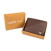 Billetera hombre Enzo café con monedero Carven Paris