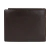 Billetera hombre Enzo café oscuro con monedero Carven Paris
