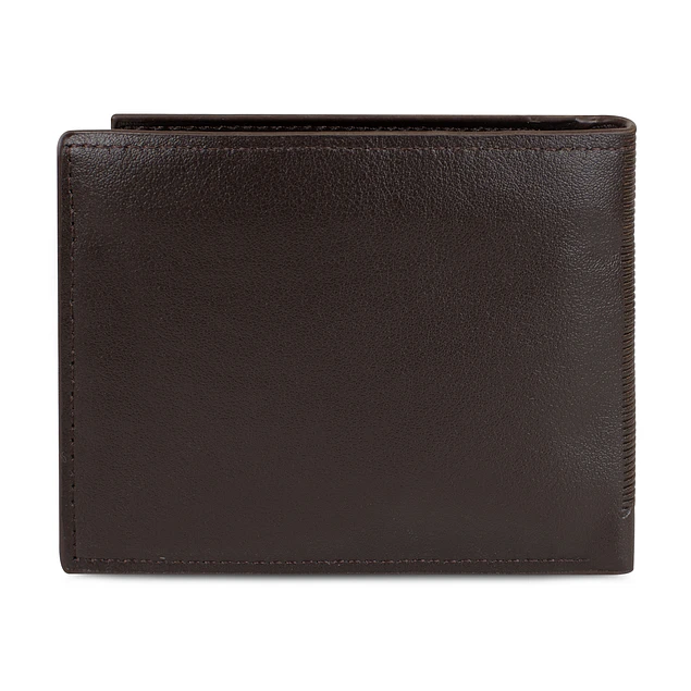 Billetera hombre Enzo café oscuro con monedero Carven Paris