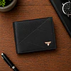 Billetera hombre Enzo negra con monedero Carven Paris