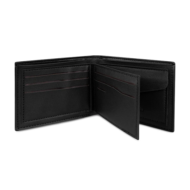 Billetera hombre Enzo negra con monedero Carven Paris