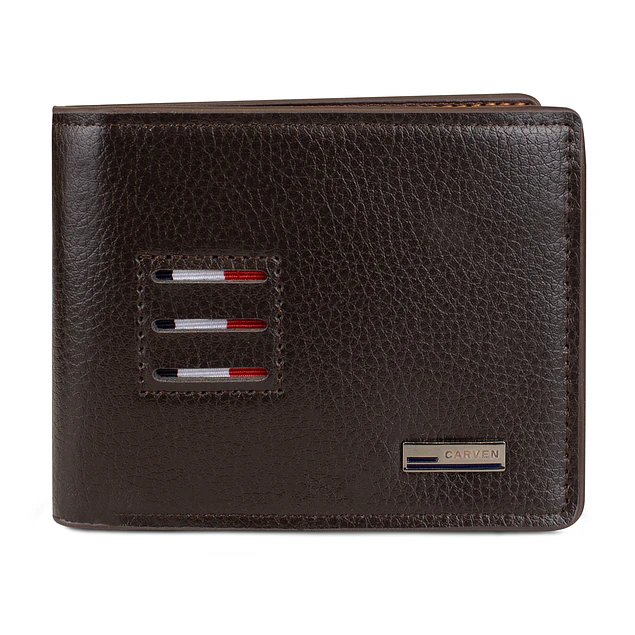 Billetera hombre Tommy café Carven Paris