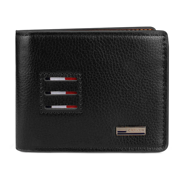 Billetera hombre Tommy negra Carven Paris