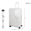 Maleta grande 23kg Donna Karan Your Call blanca DKNY