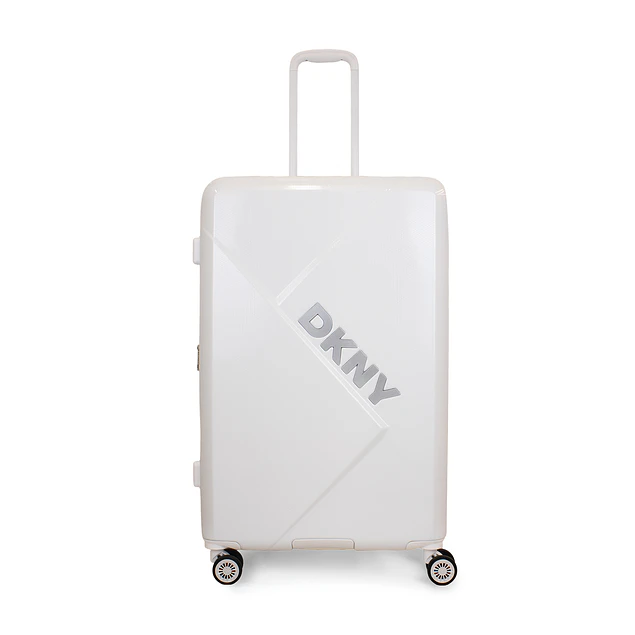 Maleta grande 23kg Donna Karan Your Call blanca DKNY