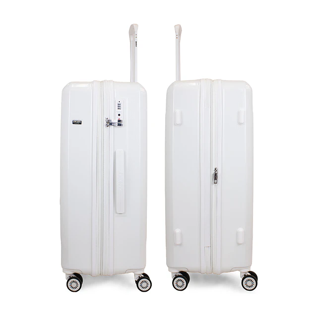 Pack 2 Maletas S 10kg + L 23kg Donna Karan Your Call blanca DKNY