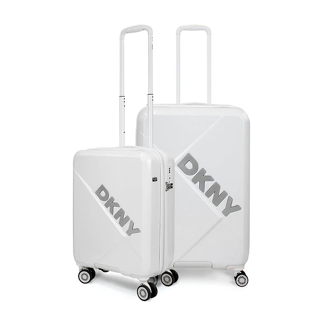 Pack 2 Maletas S 10kg + M 20kg Donna Karan Your Call blanca DKNY