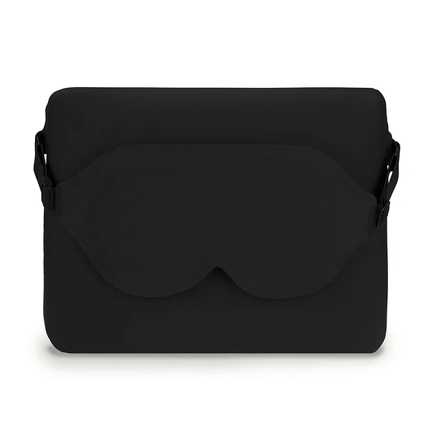 Kit de Sueño Almohada de viaje negro Nautica