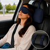 Kit de Sueño Almohada de viaje azul Nautica
