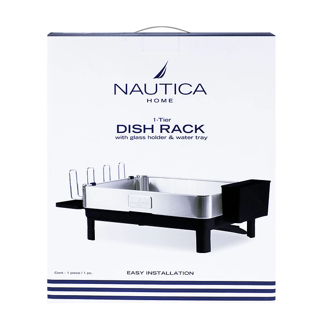 Secaplatos Escurridor de Loza Acero Inoxidable Nautica Home cocina
