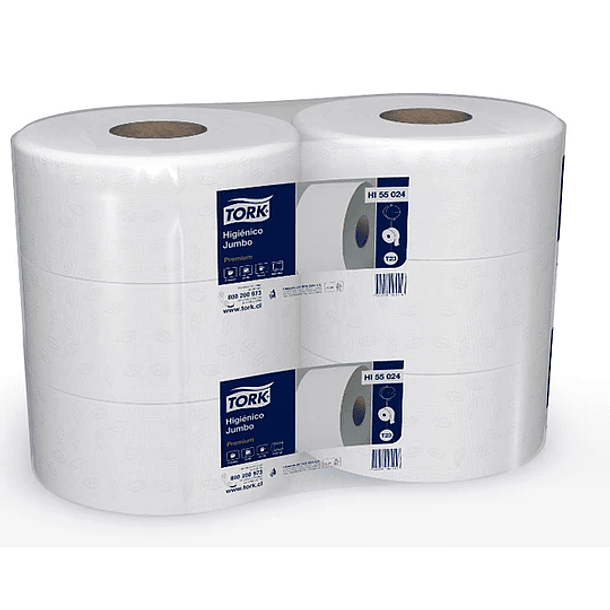 Papel Hig. Tork 250 mts Hoja Doble x 6 rollos