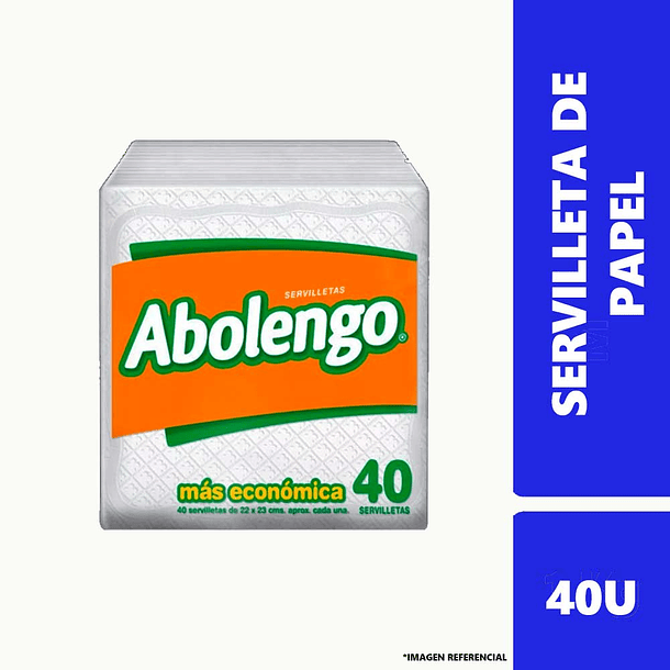 SERVILLETA ABOLENGO CLASICA CAJA X 80 PAQUETE  x 40 UND 23×22 cm