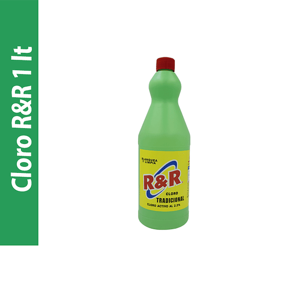 Cloro R&R botella 1L x 10