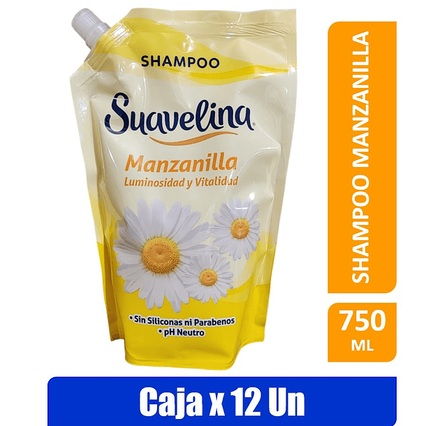 Shampoo Suavelina Variedades DP 750ml x 12