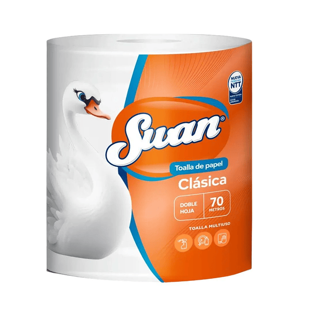 Toalla Swan 70 mts HD naranja x 6