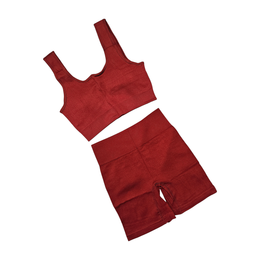 Conjunto Rojo Pastel 1