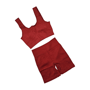 Conjunto Rojo Pastel