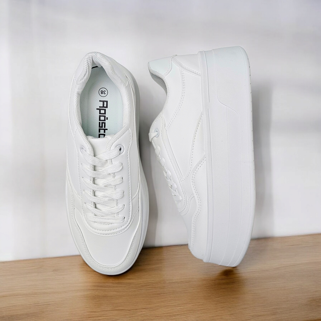 Zapatillas Ecocuero Plataforma 1