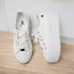 Zapatillas Corazón Blanca