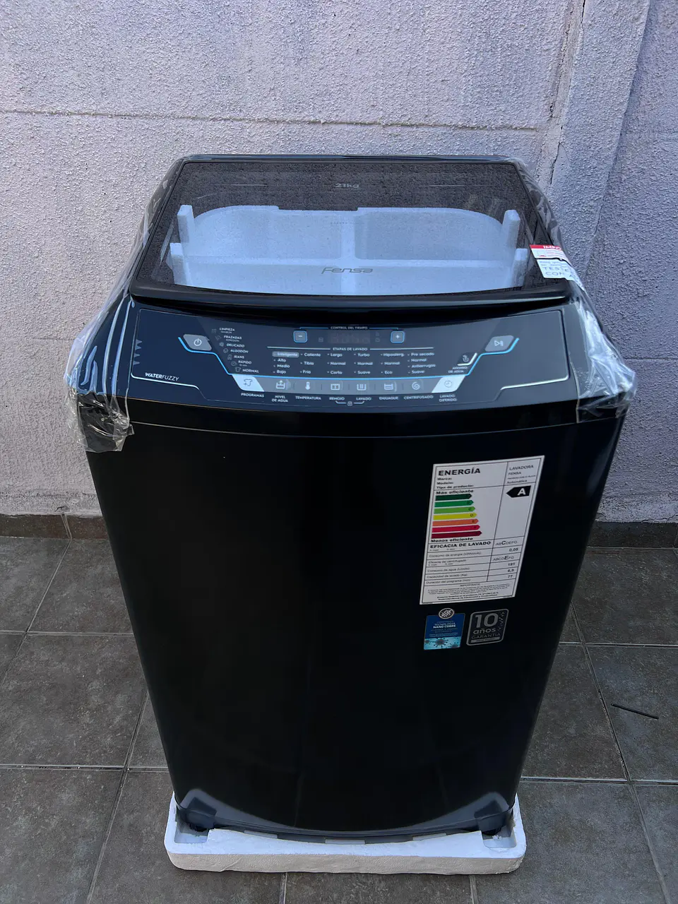 lavadora Fensa Premium Care 21kg Black 3