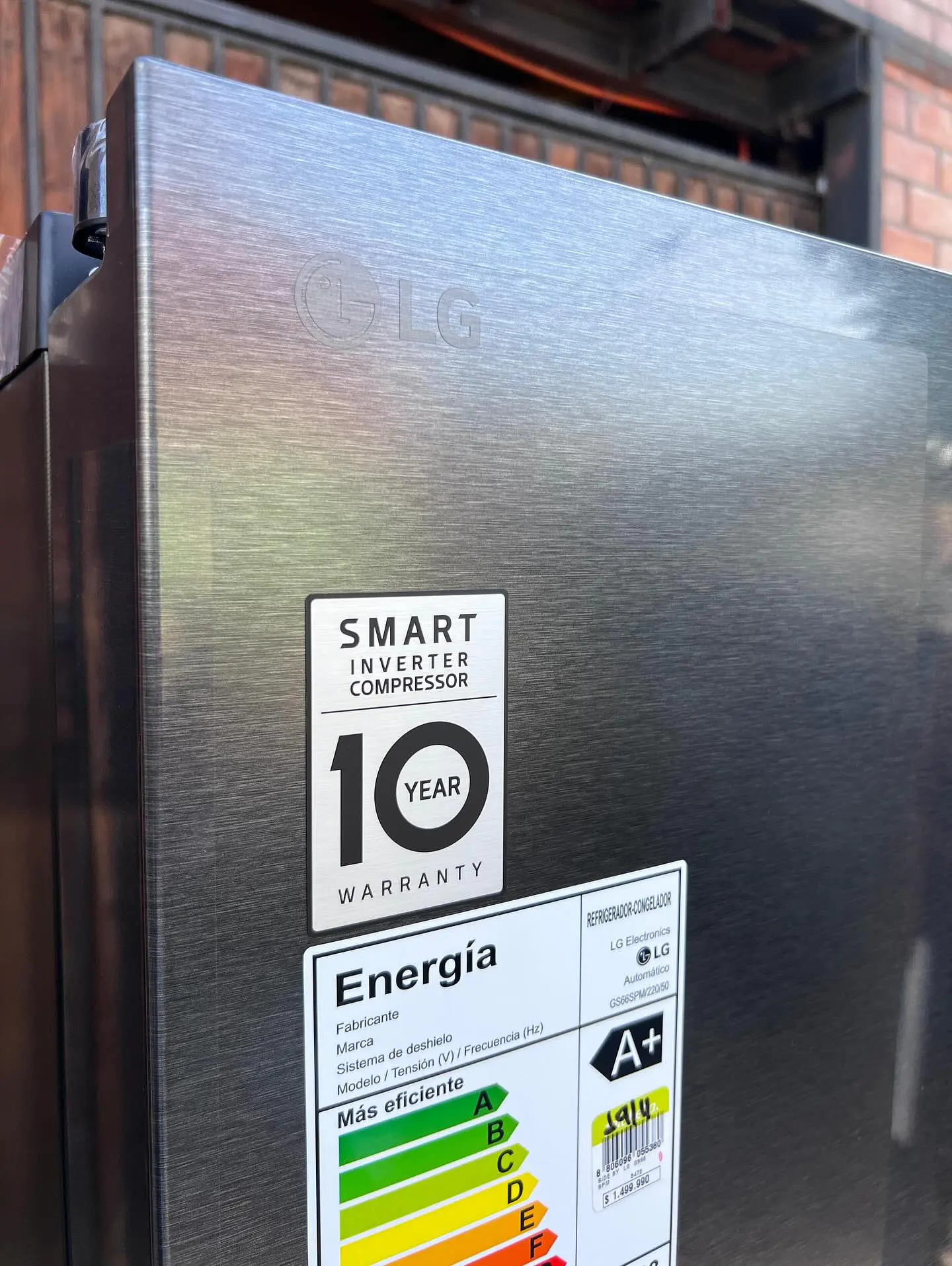 Refrigerador Side By Side 638 litros No Frost GS66SPMG LG 5