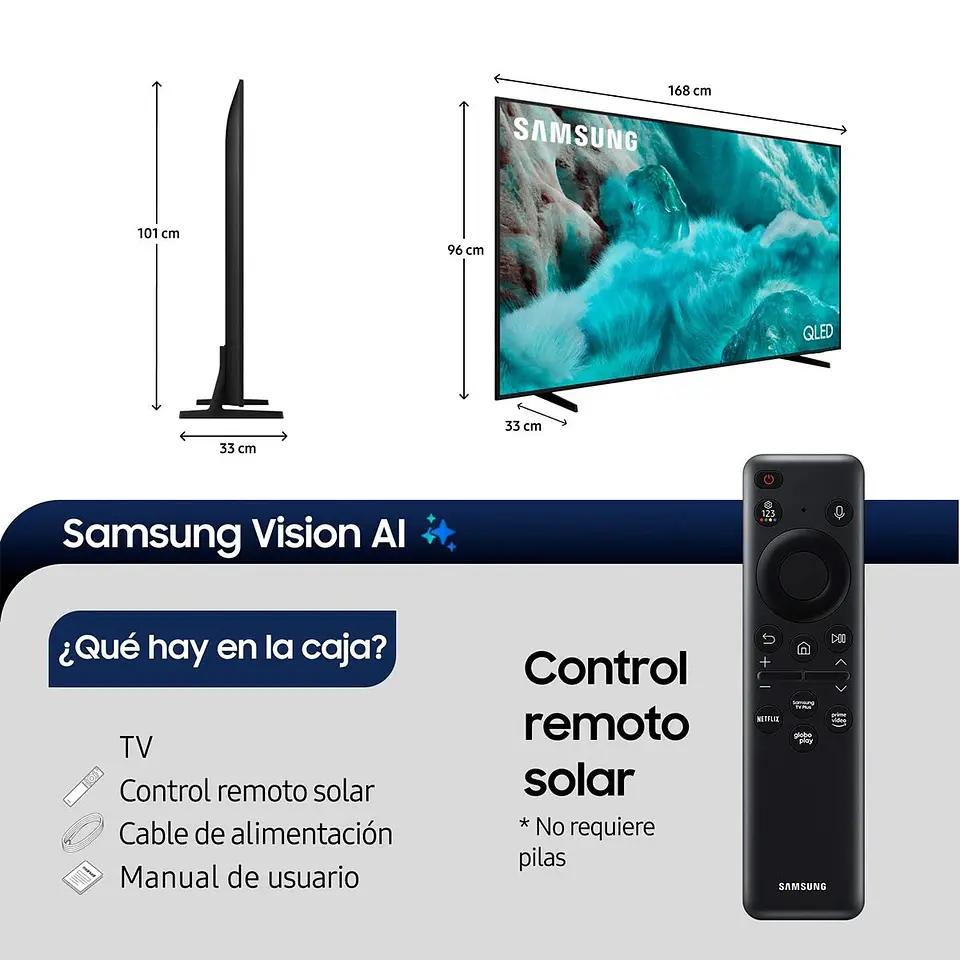 SMART TV SAMSUNG QLED 4K UHD 75 Q7FA 4K VISION AI  3