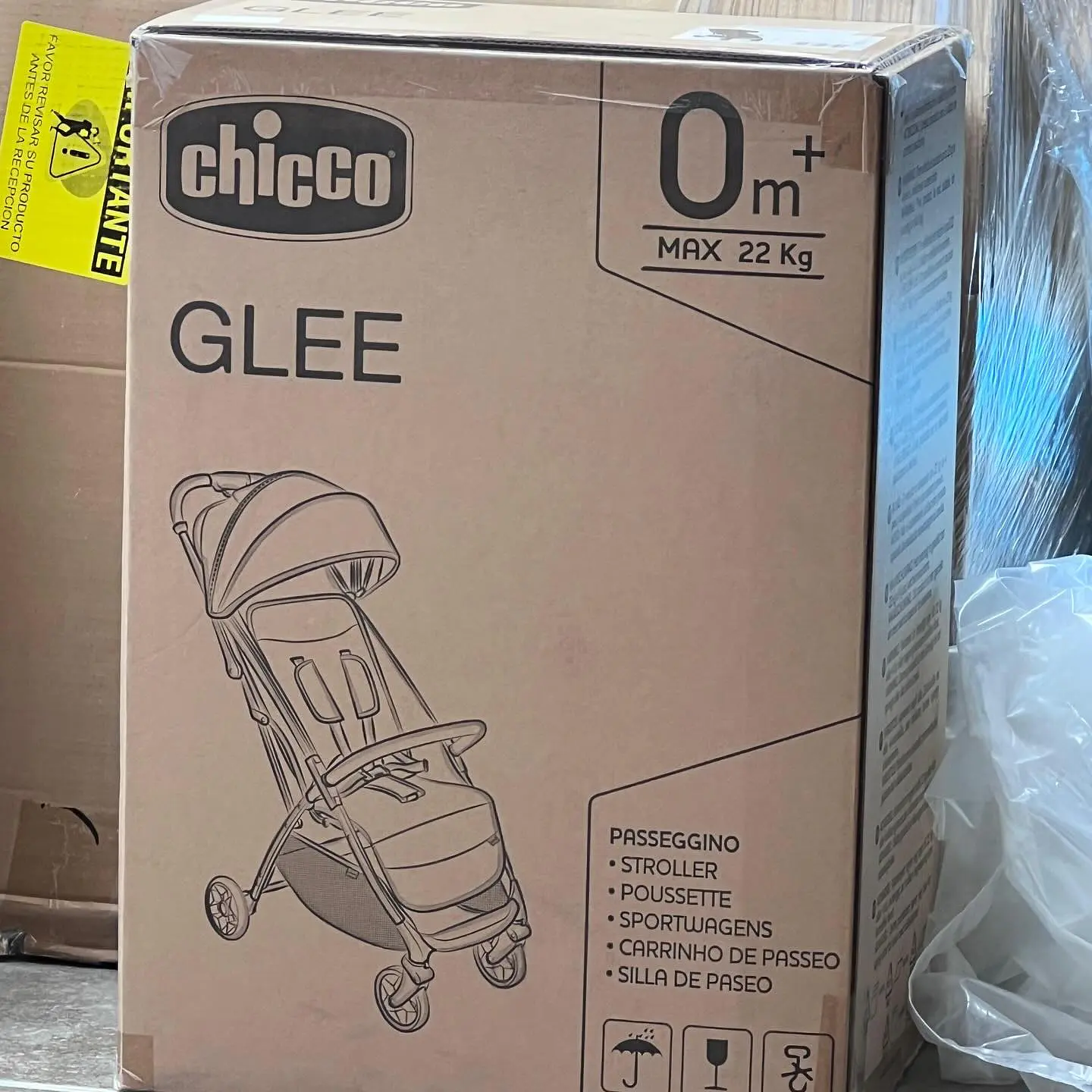 Coche CHICCO Compacto Glee Playful Cierre Automático Black Producto nuevo sellado 6