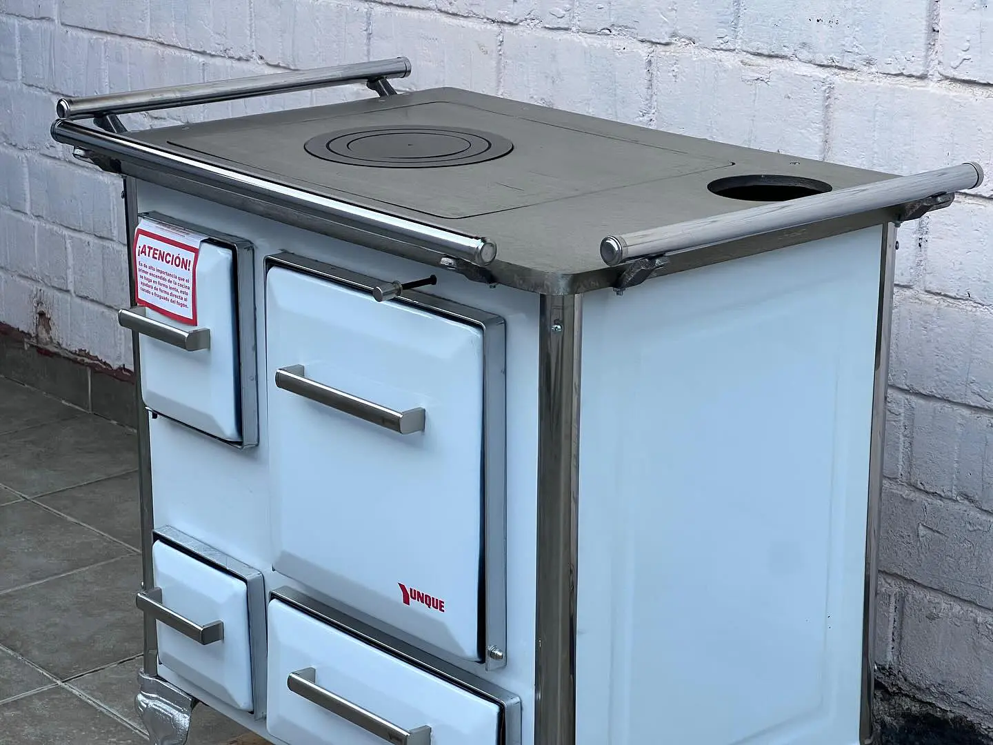 Cocina “Mueble” Yunke 80x56x80cm Enlozada 100% acero  incluye kit de instalación 5