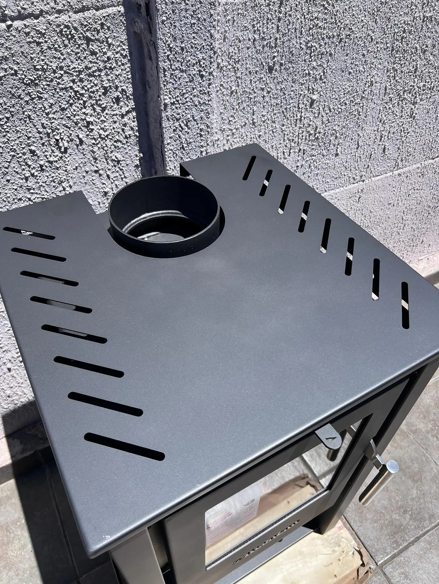 Estufa a leña alcazar Patagonia 380  5